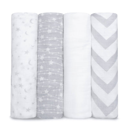 Grey Swaddle Blankets