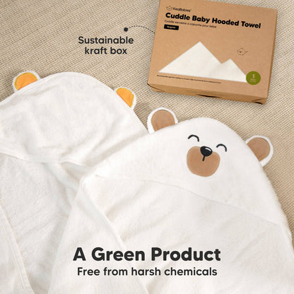 Grizzly Hooded Baby Bath Towel