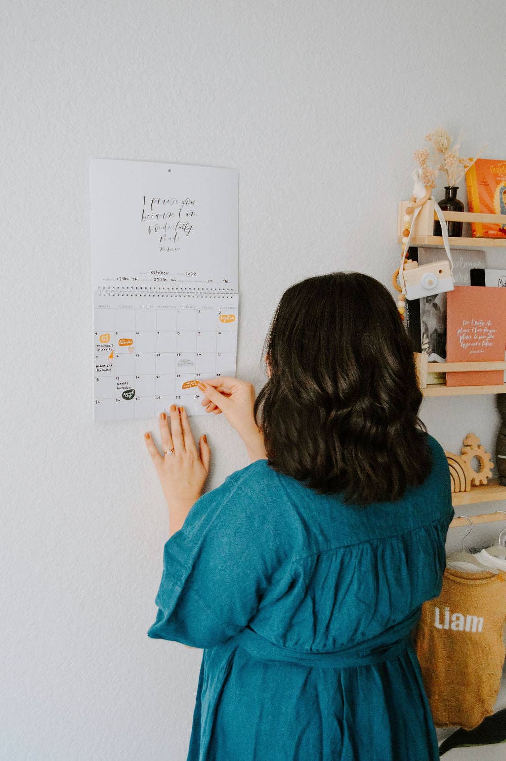 Baby Milestone Calendar | Gift | Keepsake Decor