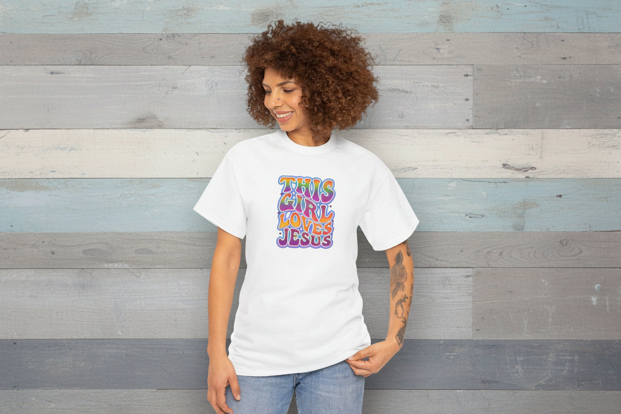 Trippy 'This Girl Loves Jesus' T-Shirt