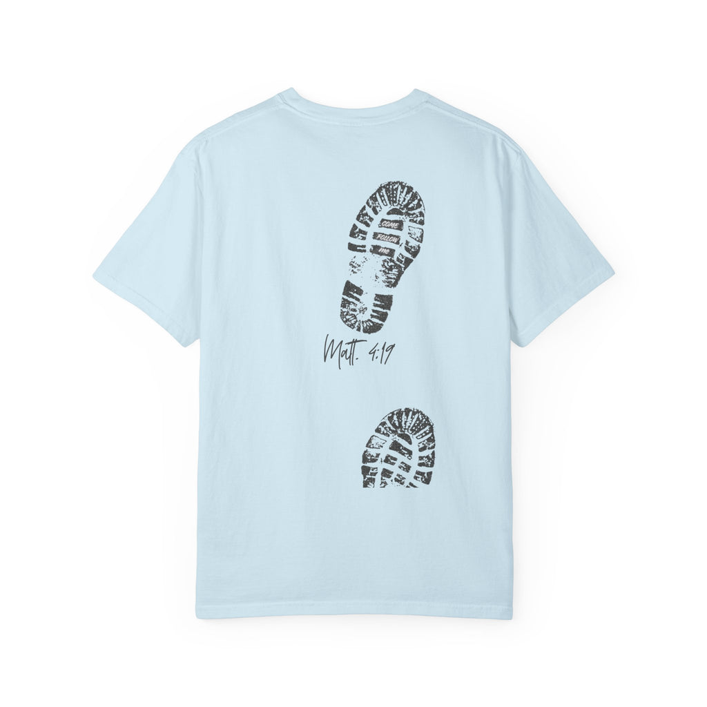 'Come Follow Me' Back Print T-Shirt