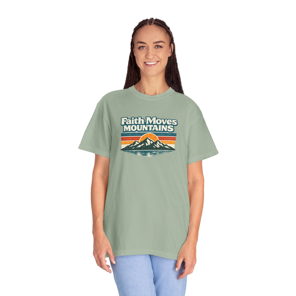Faith Moves Mountains Vintage T-Shirt