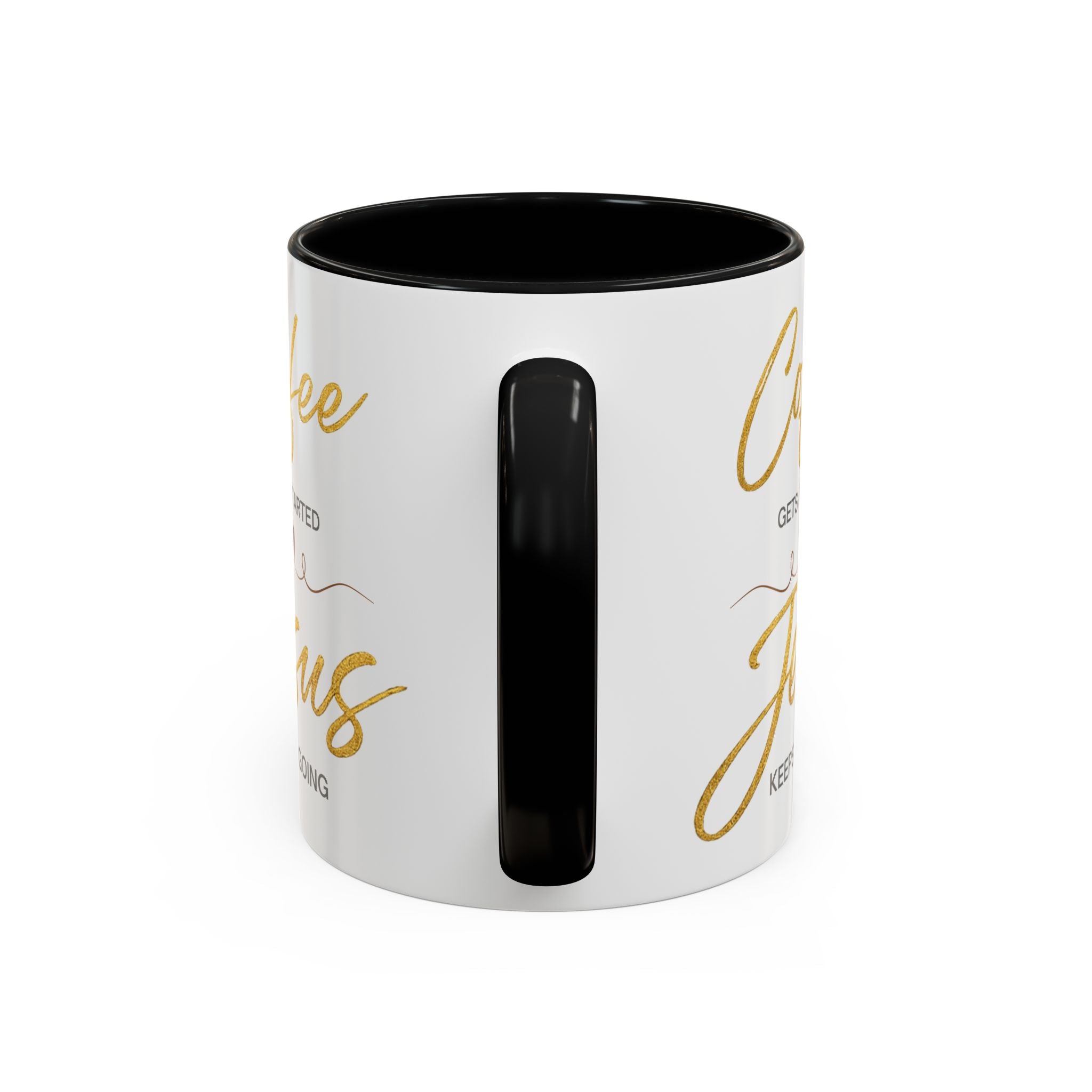 Jesus Keeps Me Going Mug