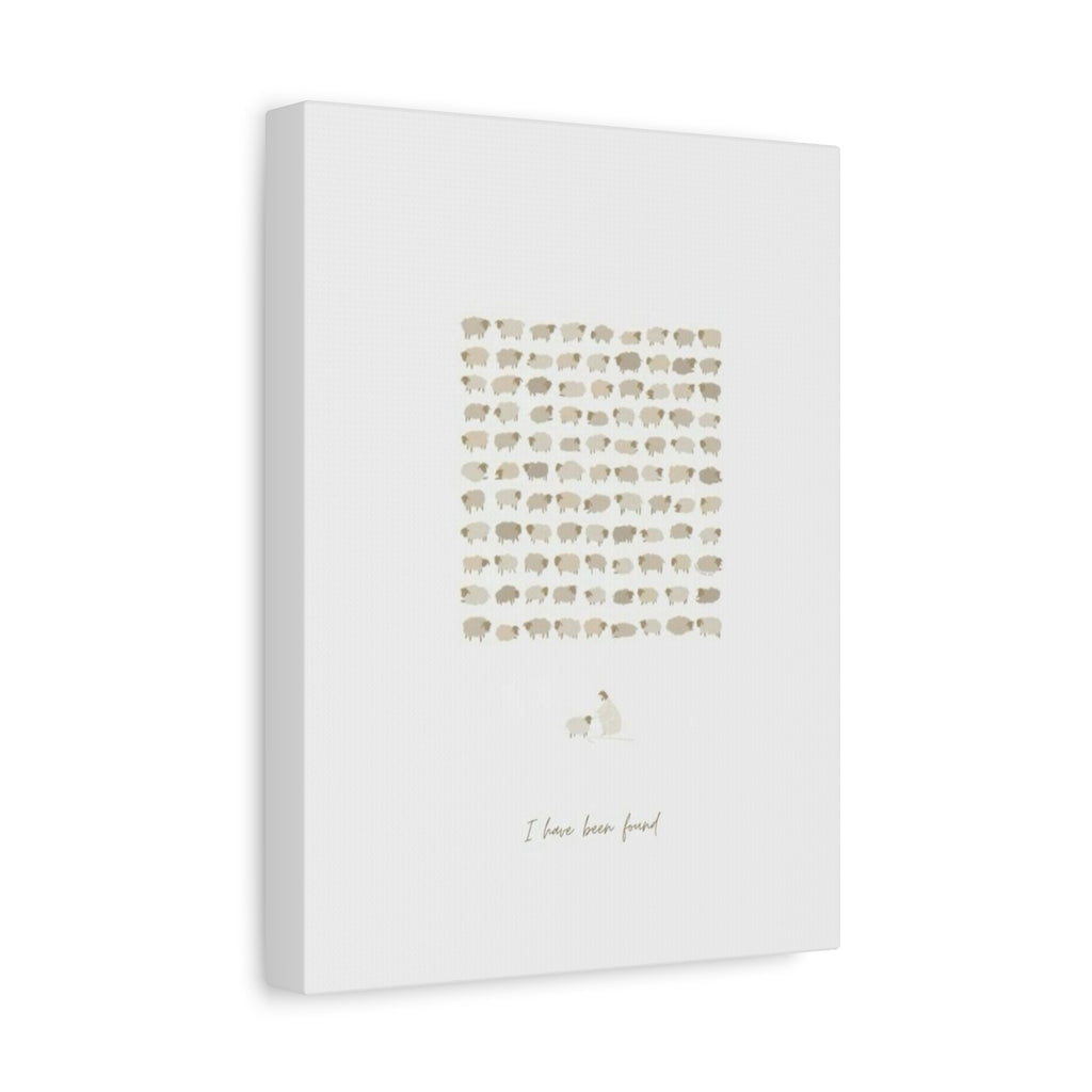 "I Have Been Found" Stretched Matte Canvas