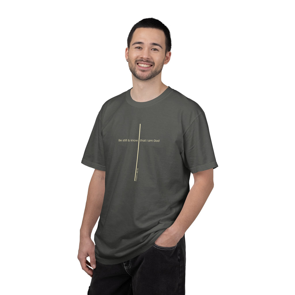 Be Still & Know Minimal Cross T-Shirt