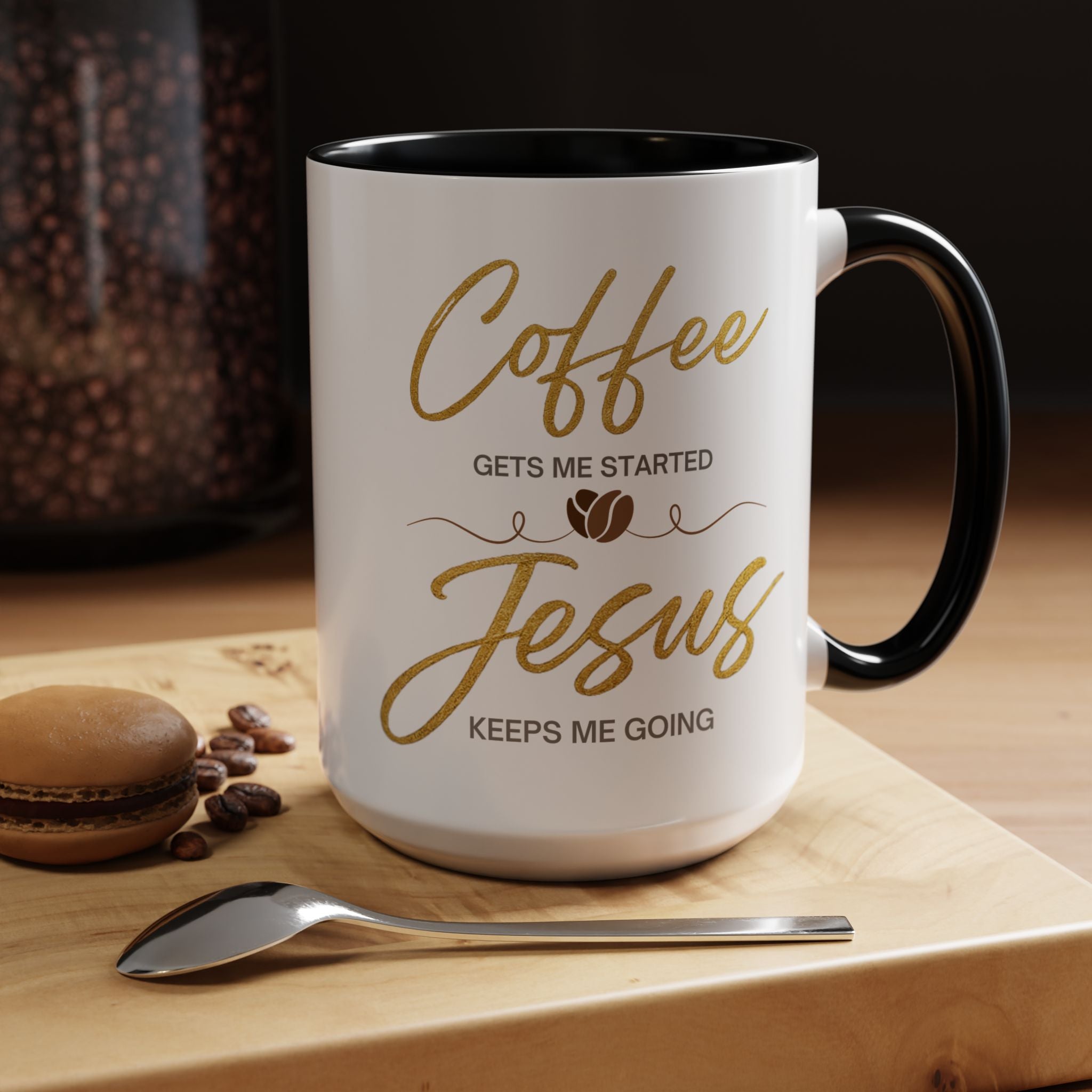 Jesus Keeps Me Going Mug
