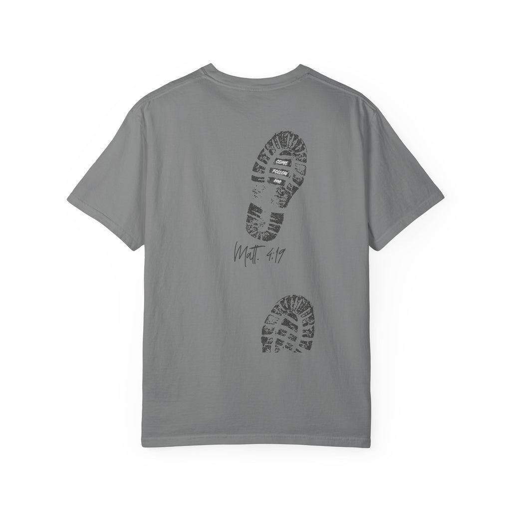 'Come Follow Me' Back Print T-Shirt