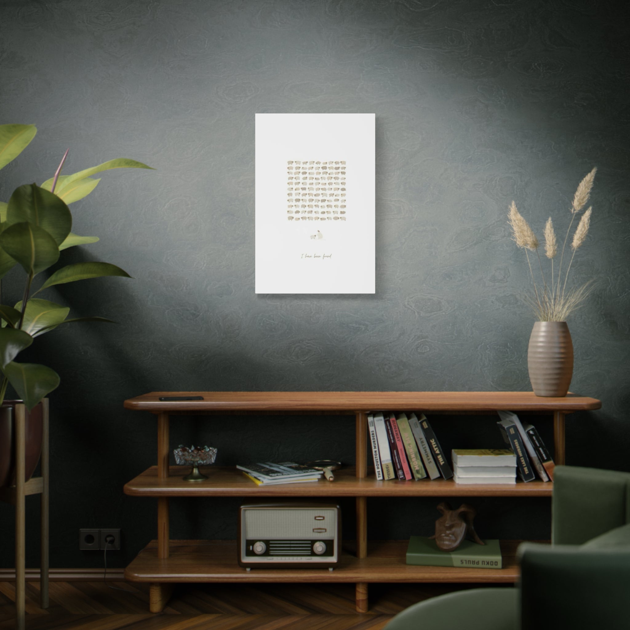 "I Have Been Found" Stretched Matte Canvas