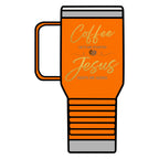 "... Jesus Keeps Me Going" Stainless Steel 20oz Travel Mug