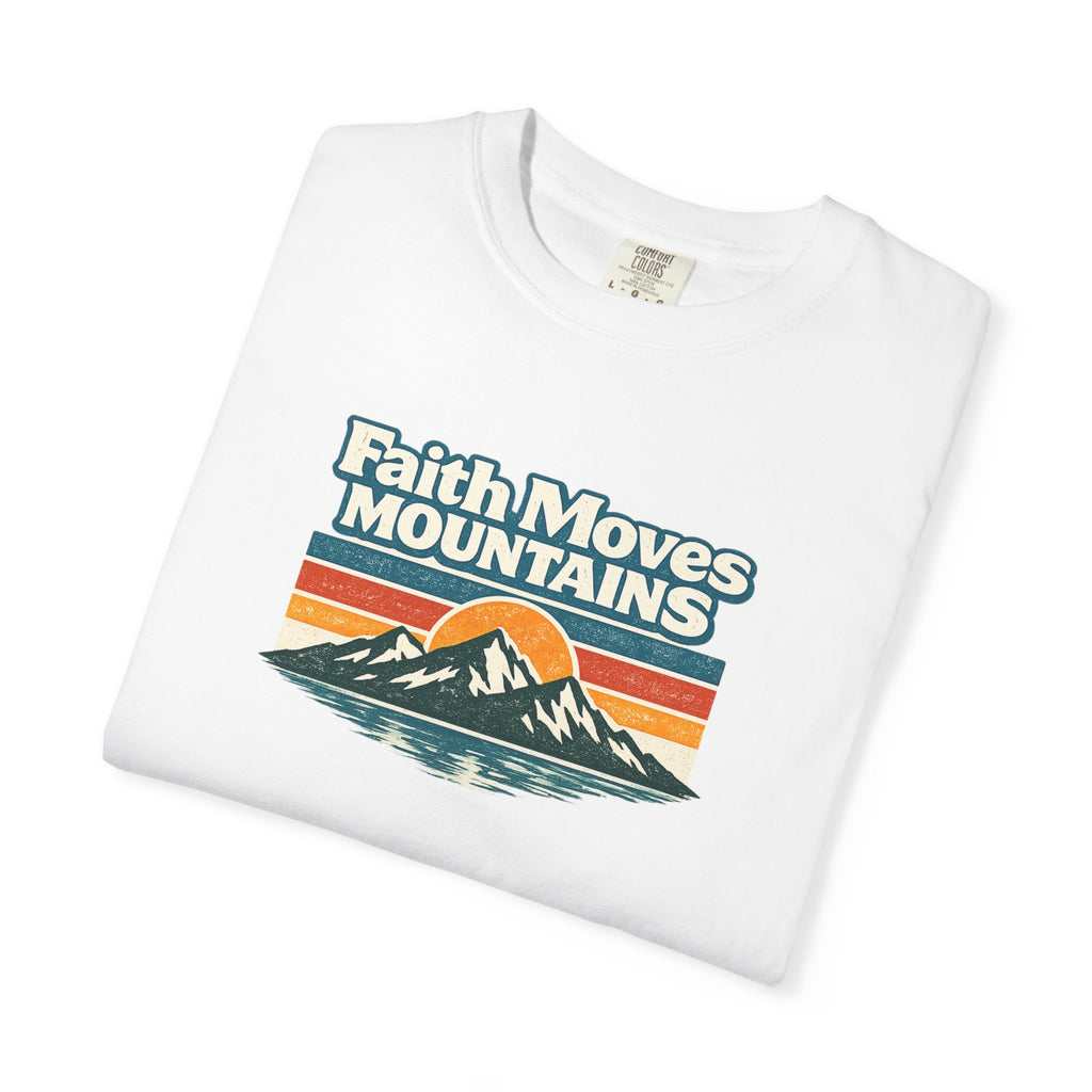 Faith Moves Mountains Vintage T-Shirt