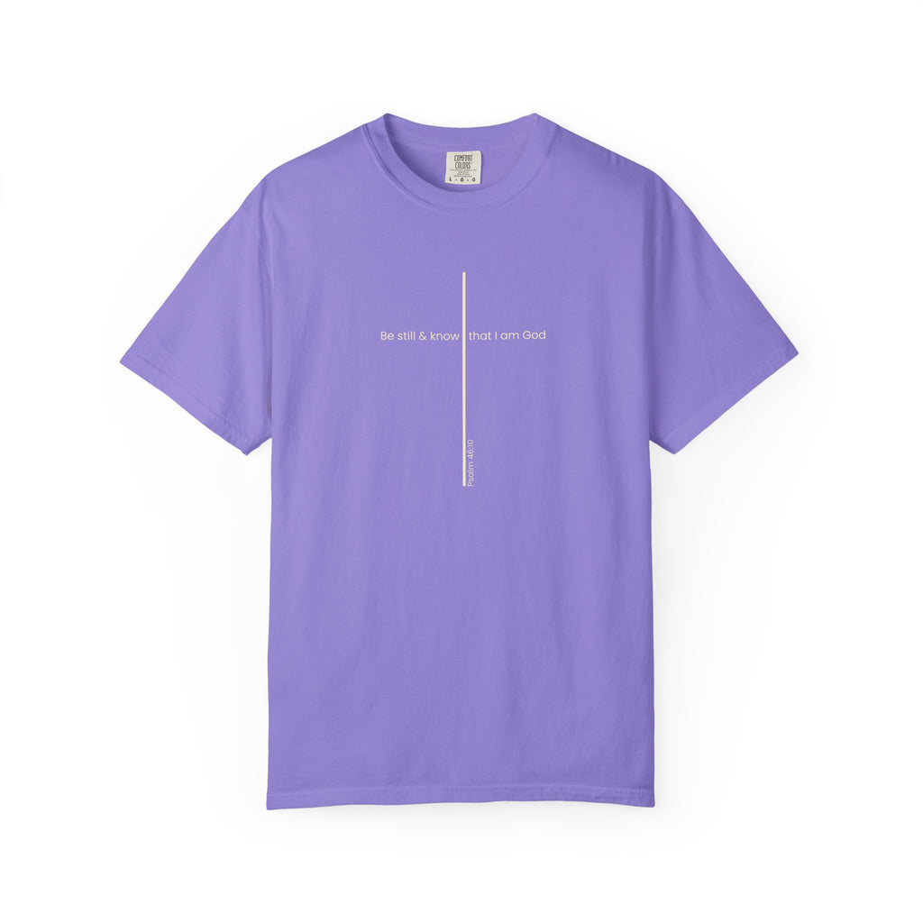 Be Still & Know Minimal Cross T-Shirt