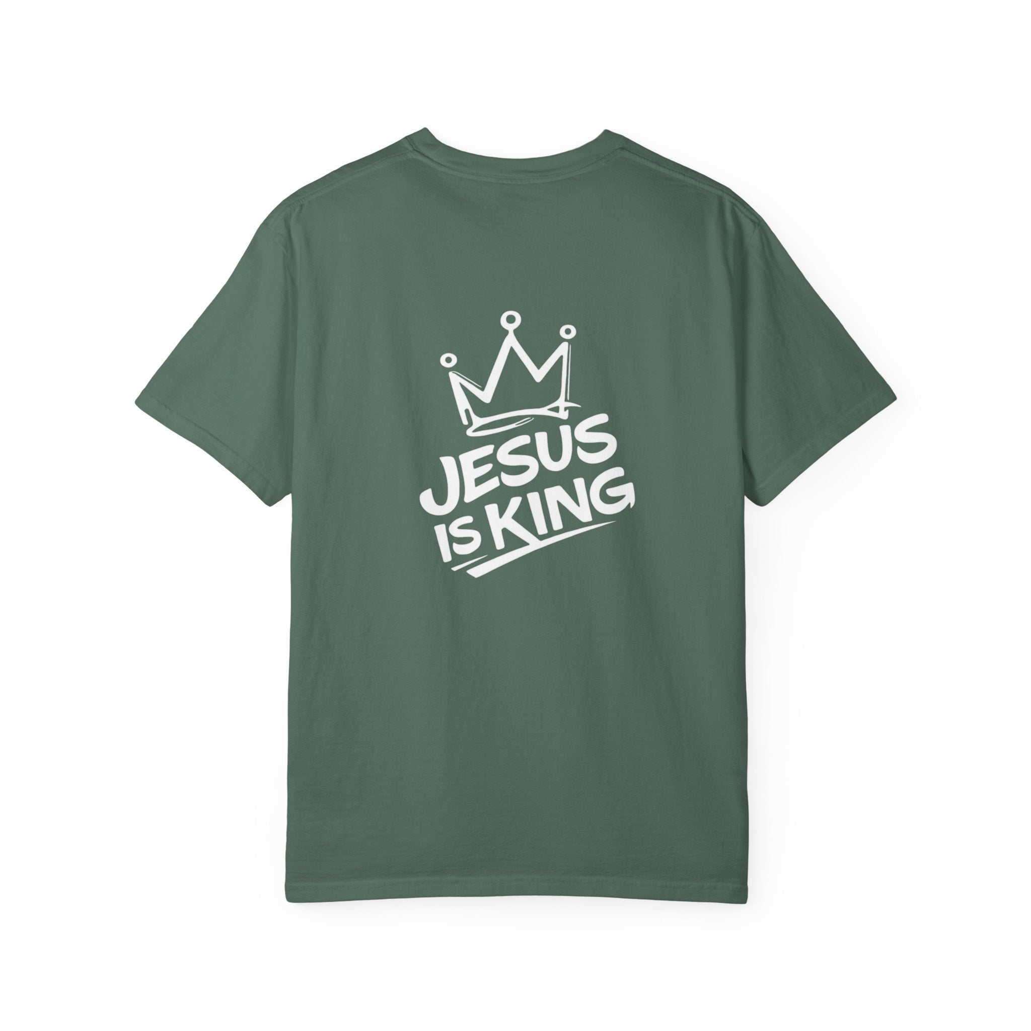 "Jesus IS King" Back Print Tee