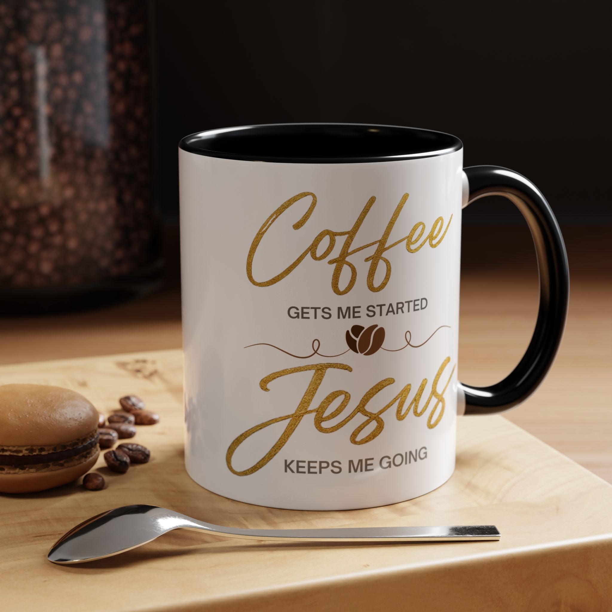 Jesus Keeps Me Going Mug