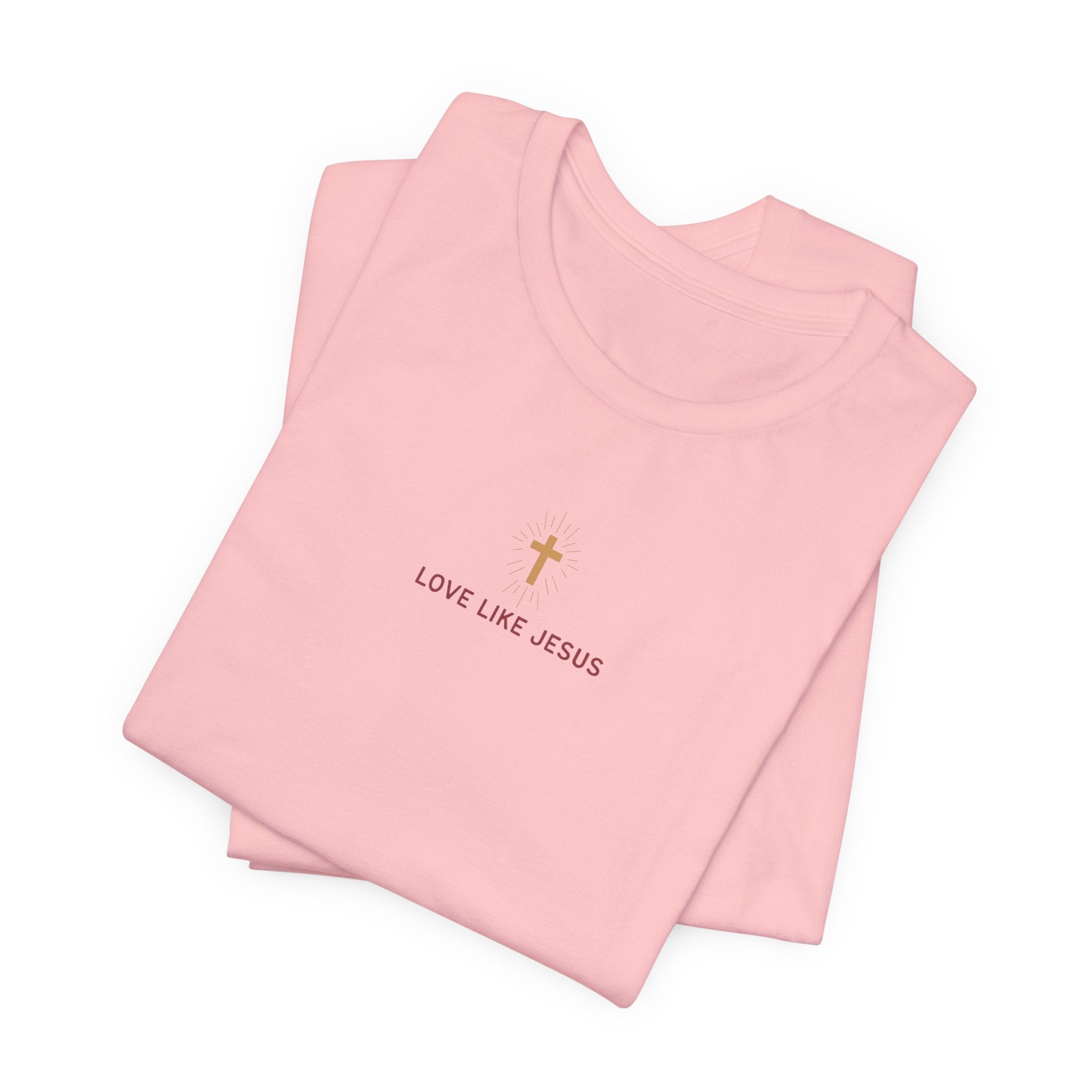 Love Like Jesus Tee — with Jesus Portrait on Back