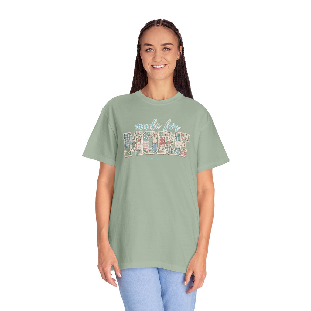 Made for More ~ Ephesians 3:20 Patchwork Tee