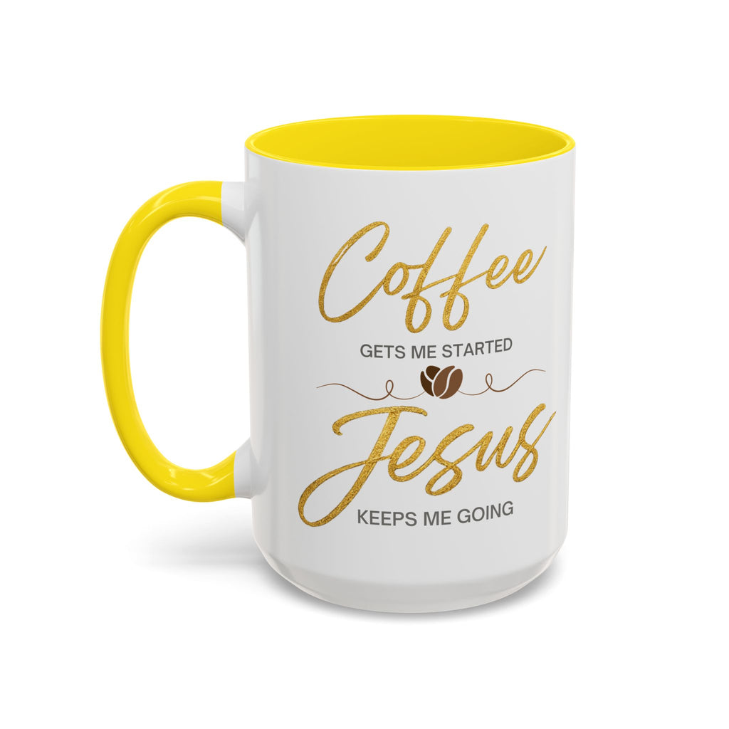 Jesus Keeps Me Going Mug