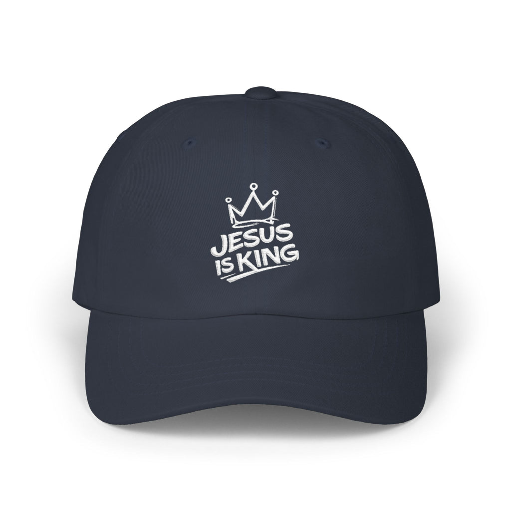 "Jesus Is King" Embroidered Dad Cap