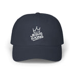 "Jesus Is King" Embroidered Dad Cap