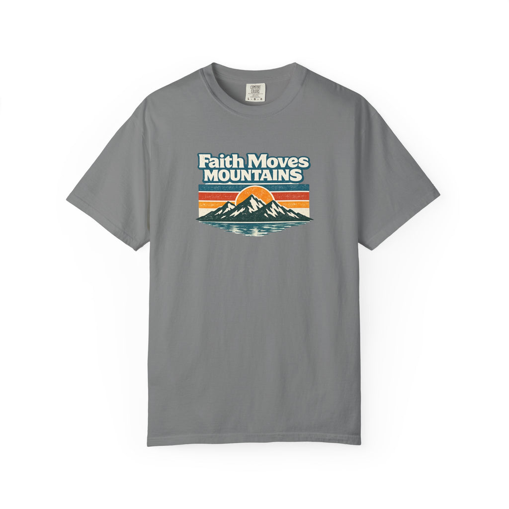 Faith Moves Mountains Vintage T-Shirt