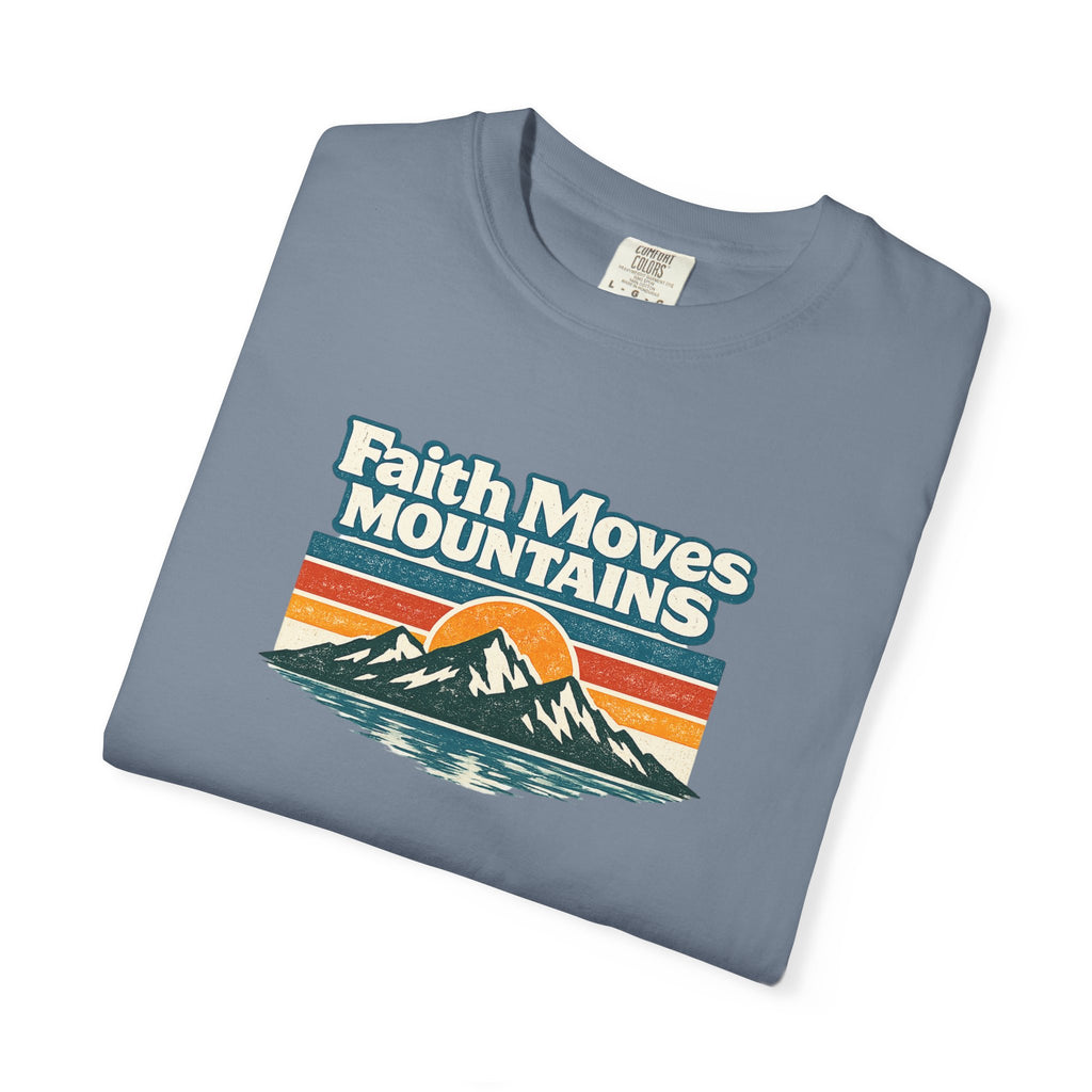 Faith Moves Mountains Vintage T-Shirt