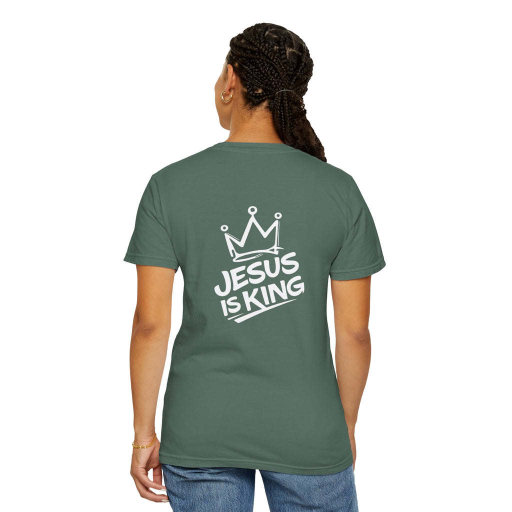 "Jesus IS King" Back Print Tee