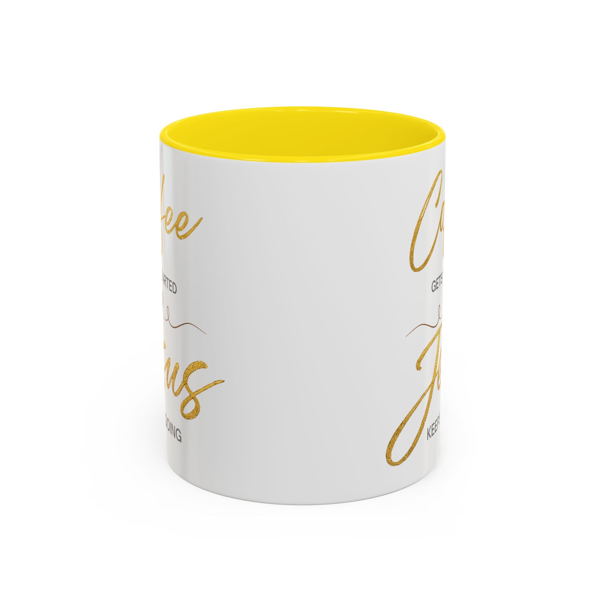 Jesus Keeps Me Going Mug