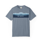Be Still T-Shirt — Psalm 46:10 Peaceful Mt. Tee