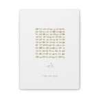 "I Have Been Found" Stretched Matte Canvas