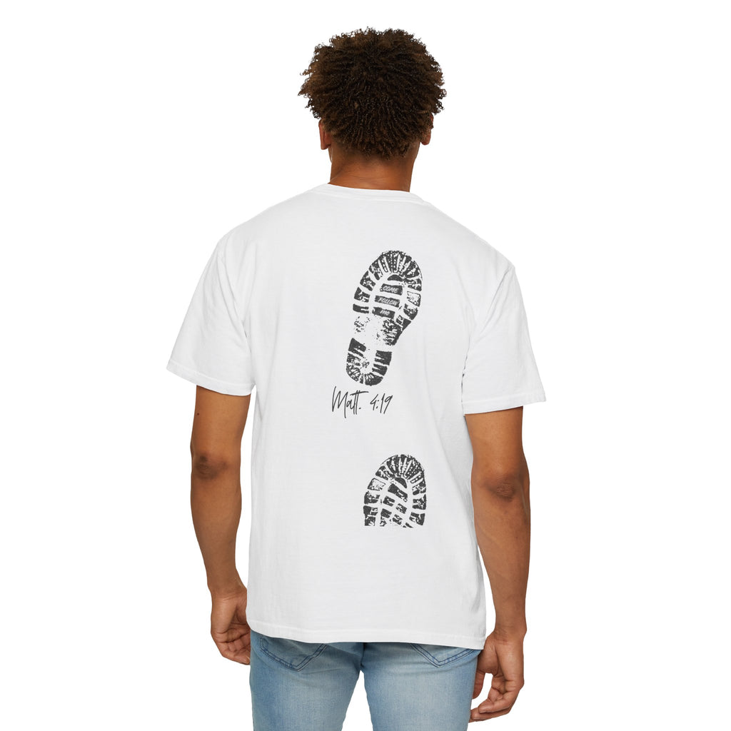 'Come Follow Me' Back Print T-Shirt