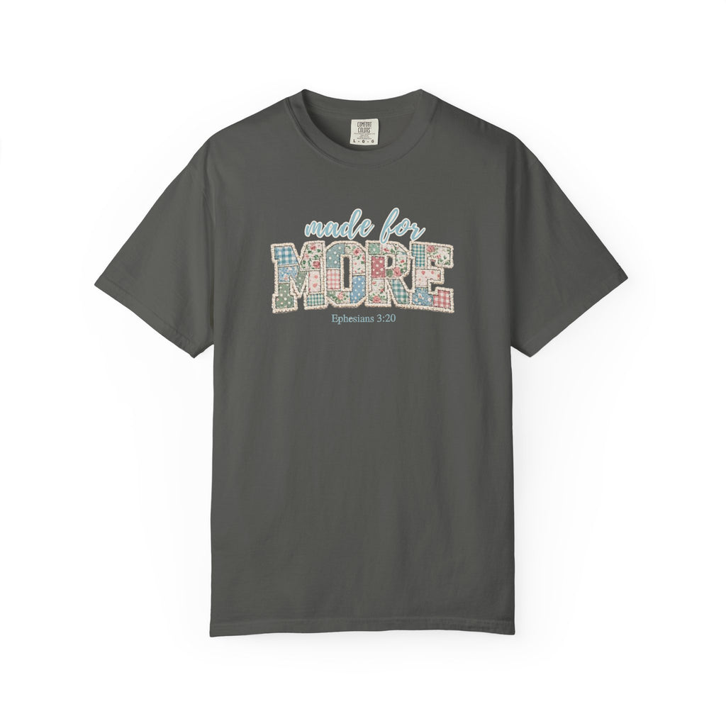Made for More ~ Ephesians 3:20 Patchwork Tee