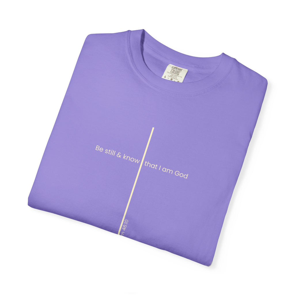 Be Still & Know Minimal Cross T-Shirt