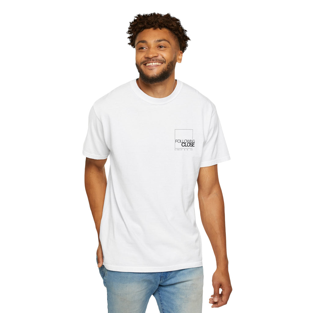 'Come Follow Me' Back Print T-Shirt