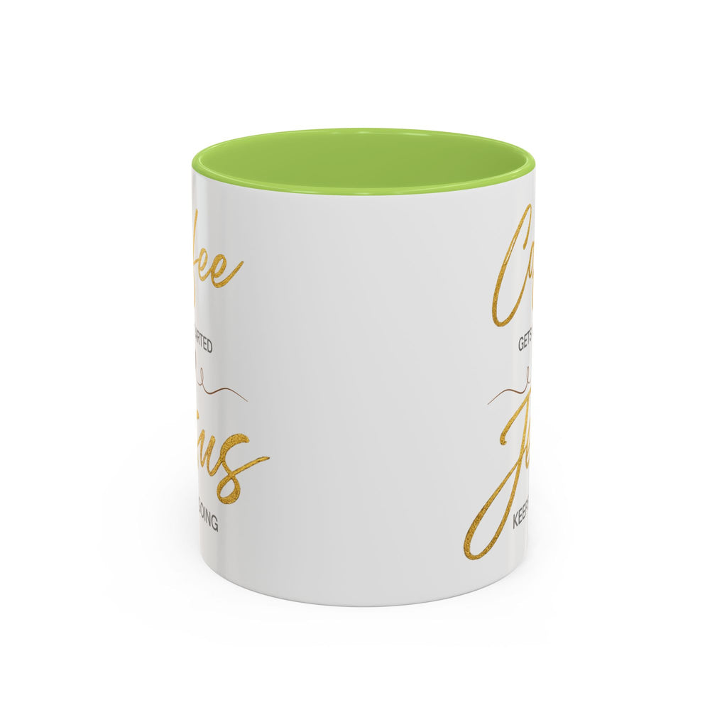 Jesus Keeps Me Going Mug
