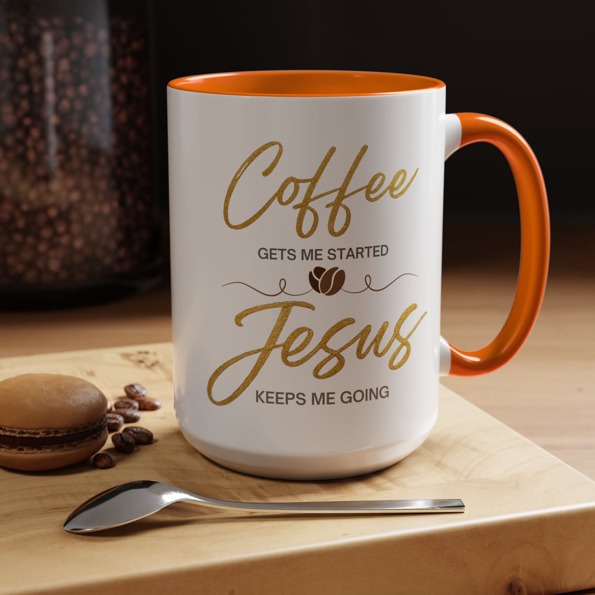 Jesus Keeps Me Going Mug