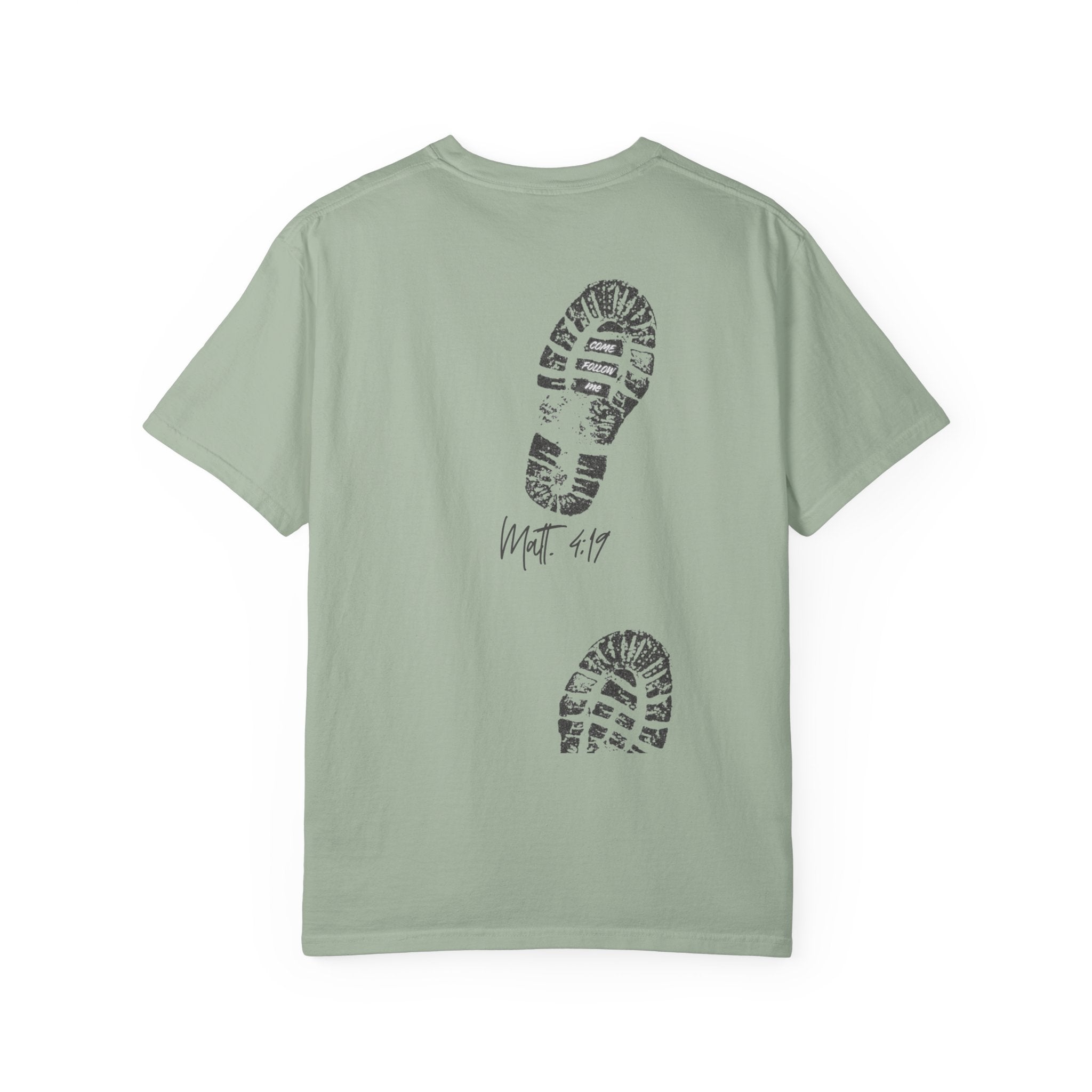 'Come Follow Me' Back Print T-Shirt