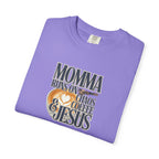 Momma Runs on Coffee Chaos & Jesus 2.0 T-Shirt