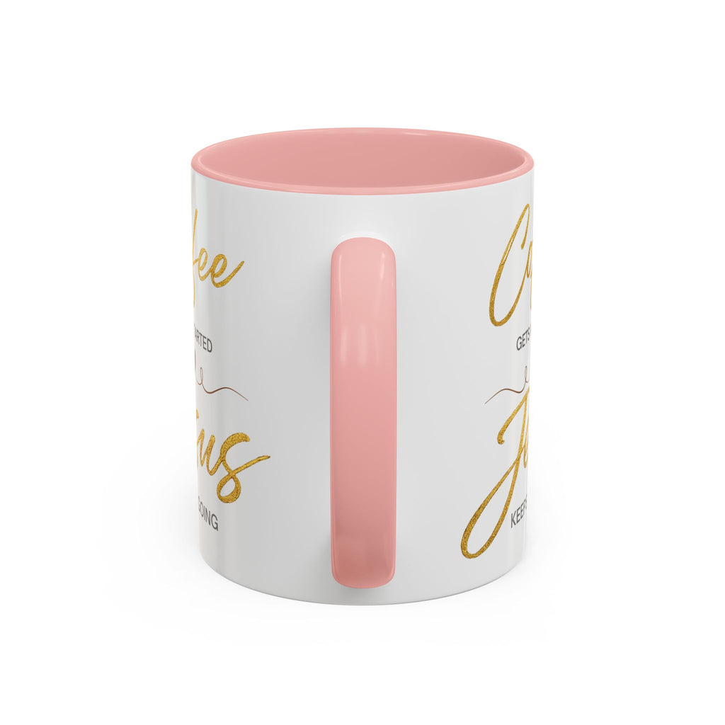 Jesus Keeps Me Going Mug