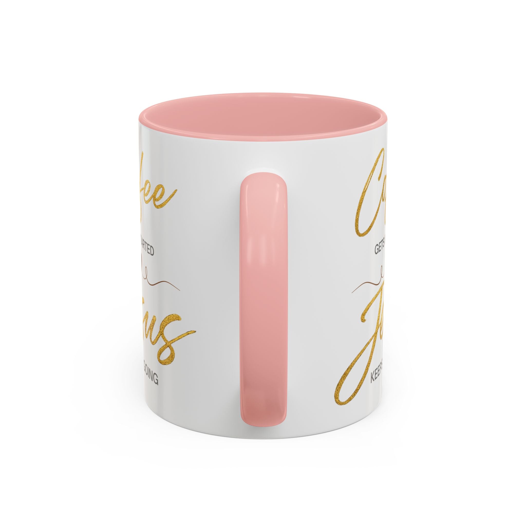 Jesus Keeps Me Going Mug