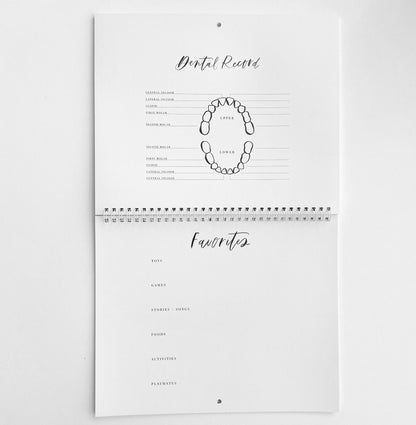 Baby Milestone Calendar | Gift | Keepsake Decor