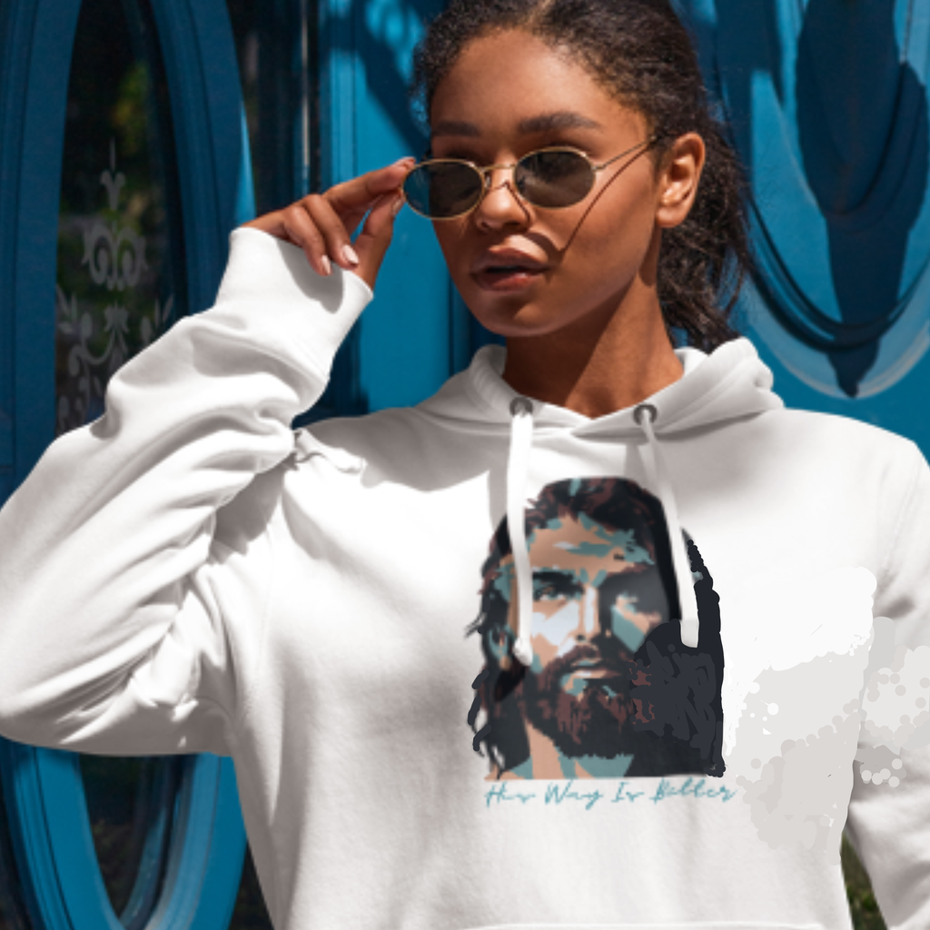 His Way Is Better - Big Jesus Graphic Hoodie