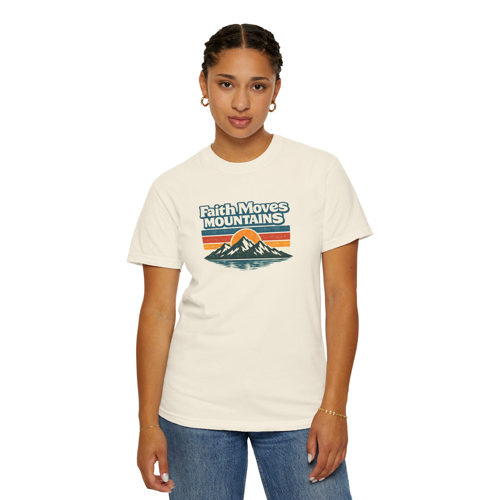 Faith Moves Mountains Vintage T-Shirt