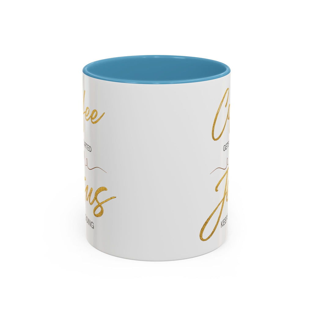 Jesus Keeps Me Going Mug
