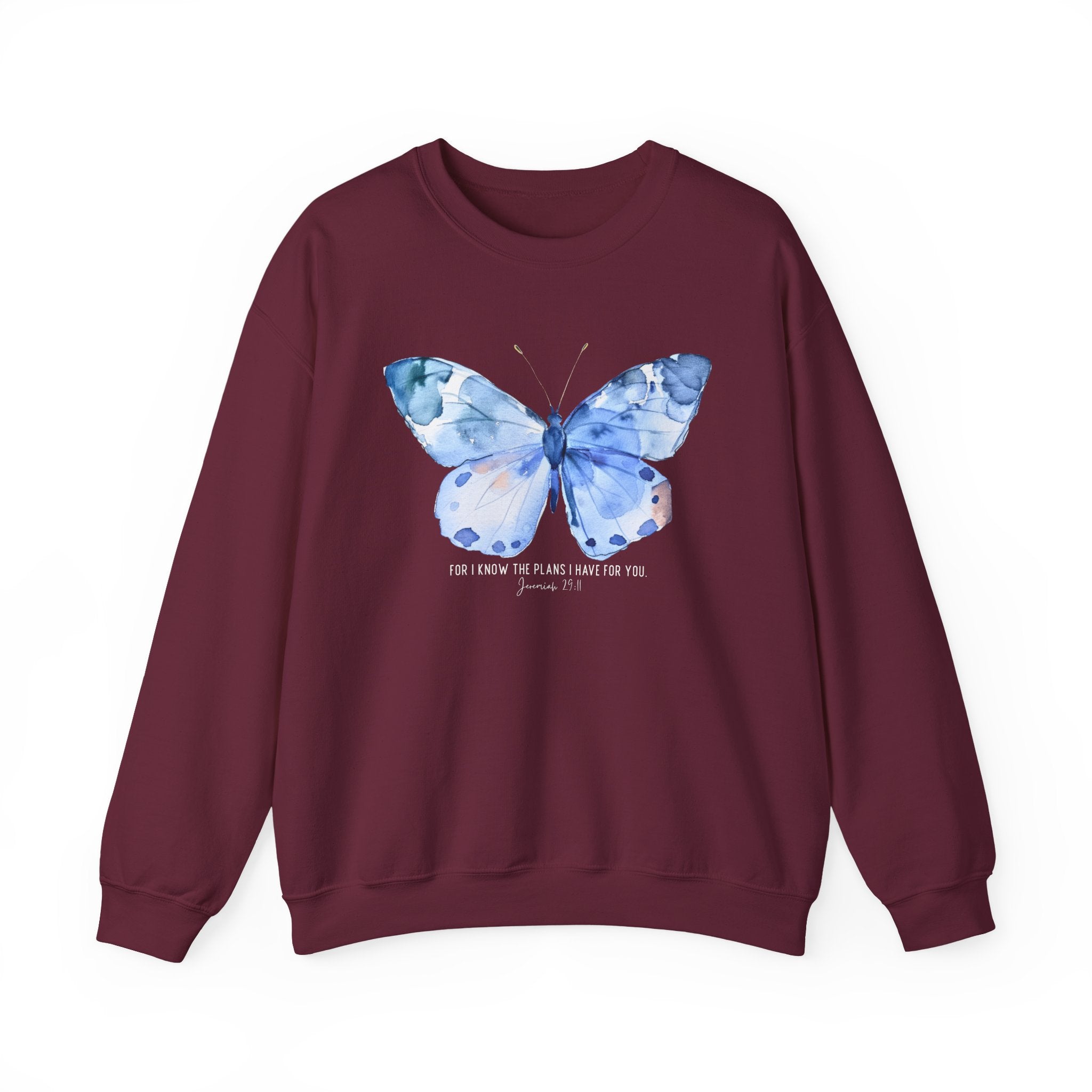 "I Know the Plans I Have for You" Butterfly Sweatshirt