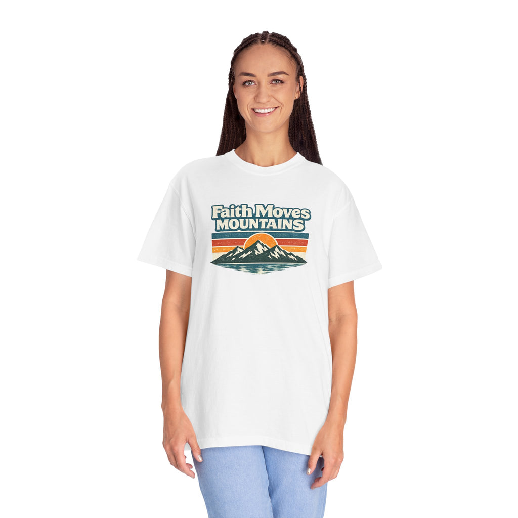 Faith Moves Mountains Vintage T-Shirt