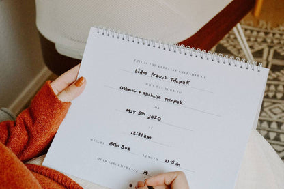 Baby Milestone Calendar | Gift | Keepsake Decor