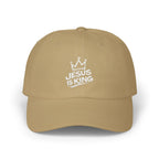 "Jesus Is King" Embroidered Dad Cap