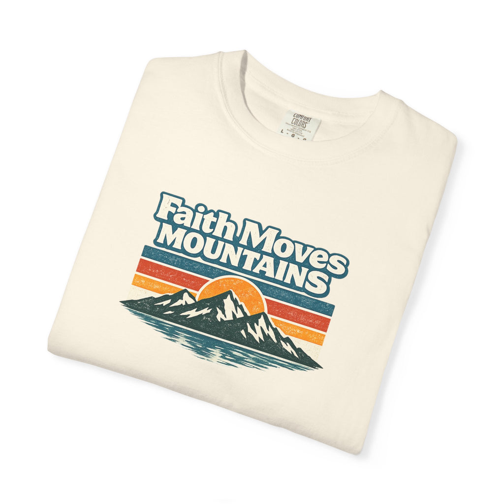Faith Moves Mountains Vintage T-Shirt