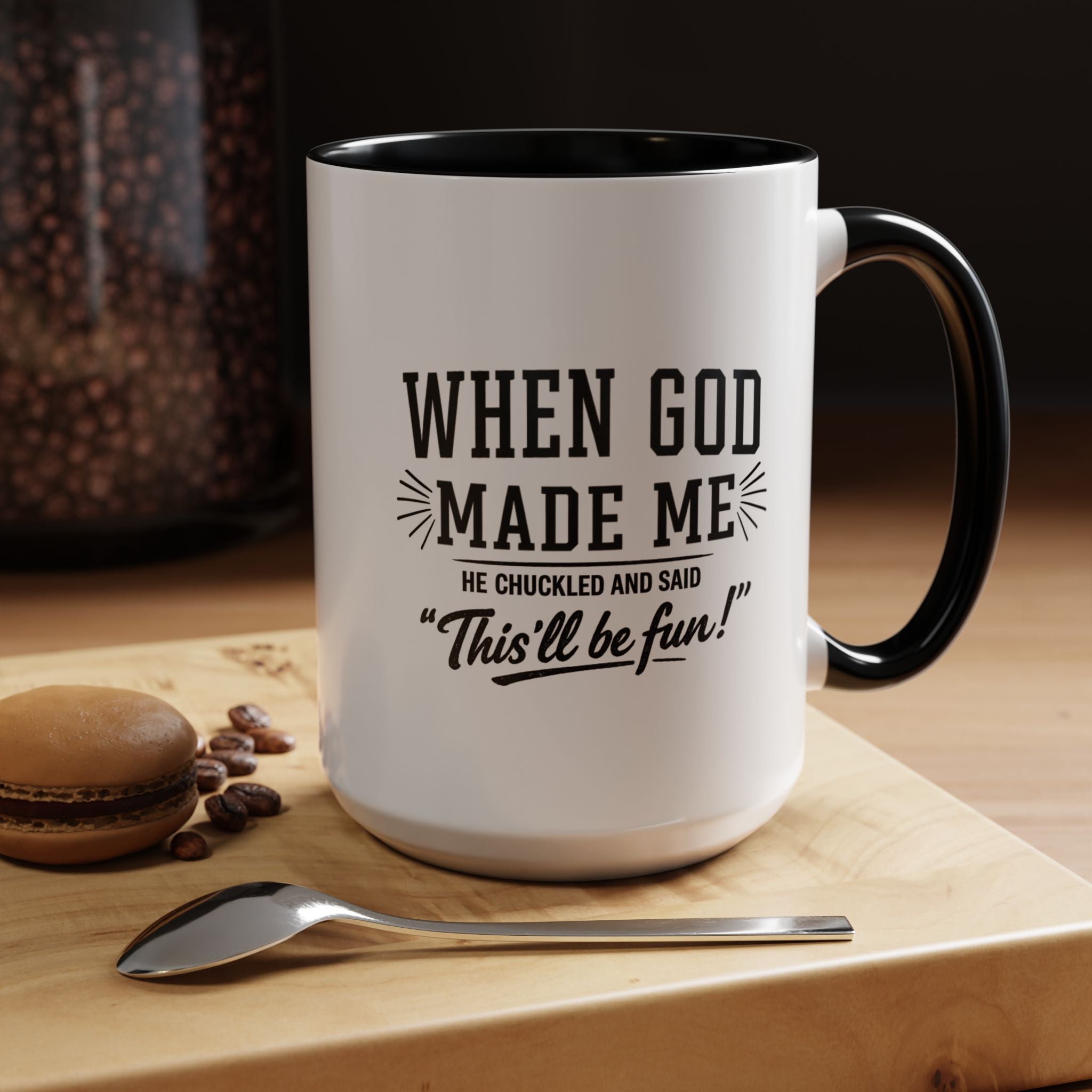 When God Made Me ... Color Inside Mug