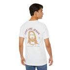 Love Like Jesus Tee — with Jesus Portrait on Back