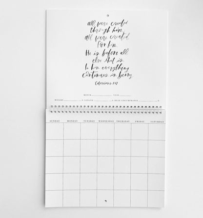 Baby Milestone Calendar | Gift | Keepsake Decor